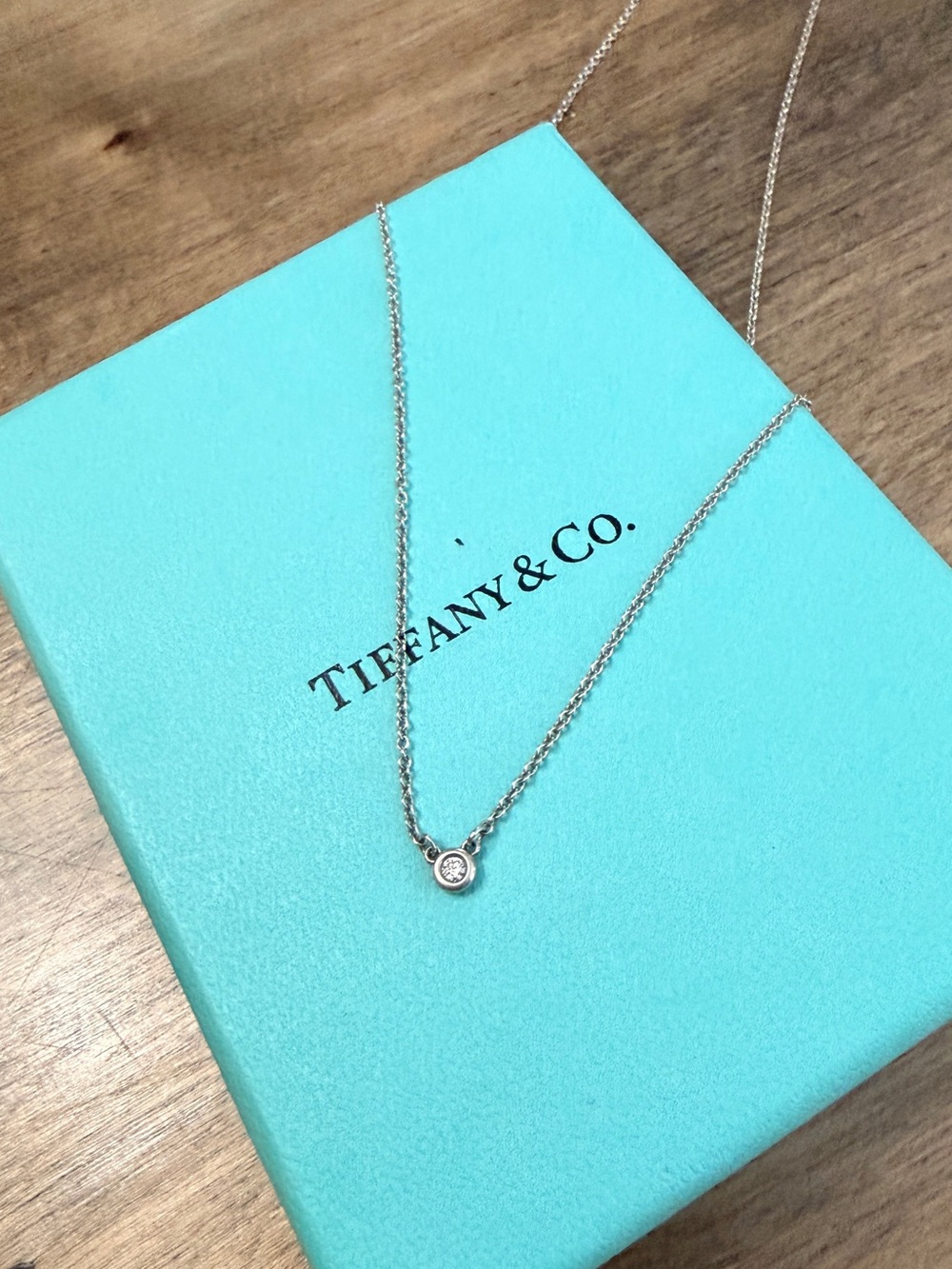 Authentic By the Yard Single Diaomond Pendant